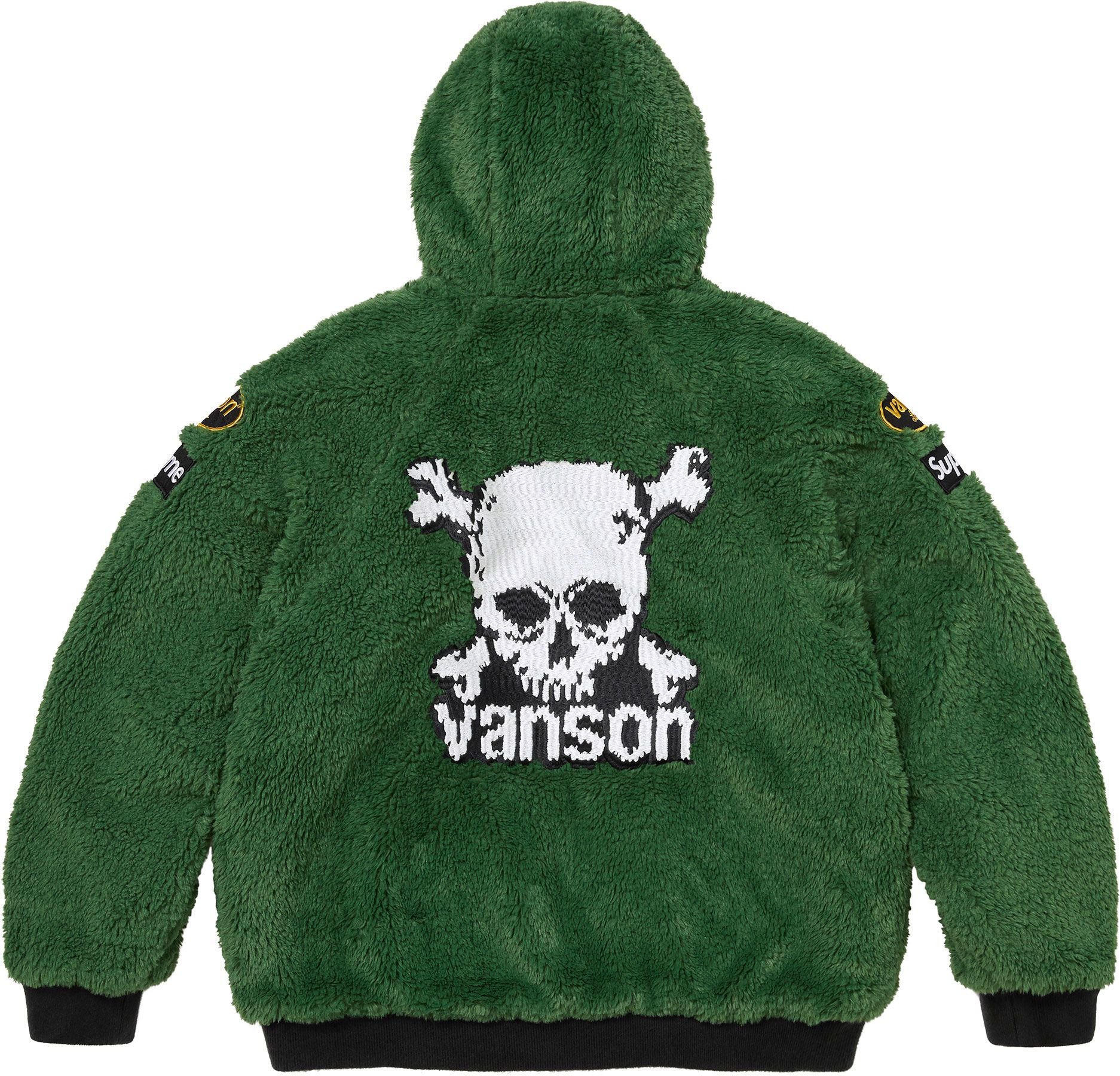 Supreme®/Vanson Leathers® Reversible Quilted Hooded Jacket view 9